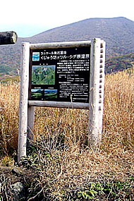 九州自然歩道、坊がツル案内看板