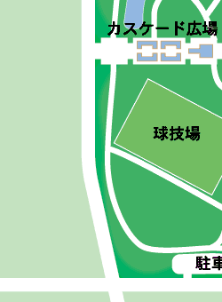 春日公園・球技場付近地図