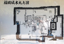 福岡城本丸図看板