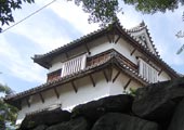 福岡城址の潮見櫓の写真です。