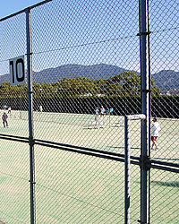 西部運動公園のテニスコート